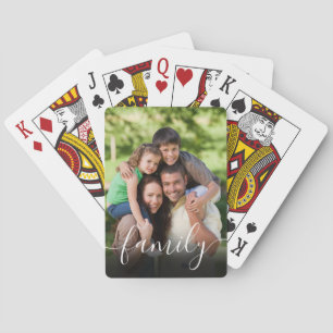 Foto Elegante moderne Schriftfamilie Spielkarten