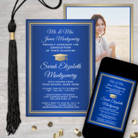 Foto & Eltern: Royal Blue Graduation Party