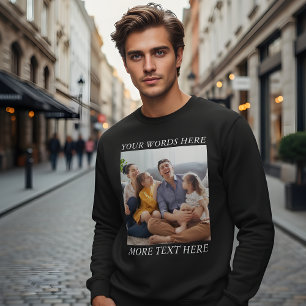 Foto-Erinnerung individuell gestalteter Sweatshirt