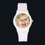 Foto-Erinnerungen CUstom Watch Armbanduhr<br><div class="desc">Das perfekte Geschenk für Oma. Fügen Sie einfach Ihr Foto hinzu,  um eine wunderbare tägliche Erinnerung des wertvollen Engels von Oma zu machen.</div>
