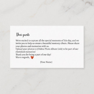 Foto Erinnerungen Herbst Teddy Bear Babydusche Begleitkarte