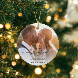 Foto ernennt mehr elegante neue Weds Keramik Ornament