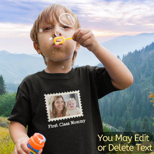 Foto Erstellen Sie Ihre eigene First Class Mommy B Kleinkind T-shirt