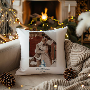 Foto Erstes Weihnachten Zusammen Kissen
