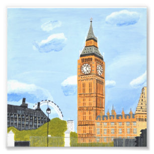 Foto-Erweiterung Londons Big Ben Fotodruck