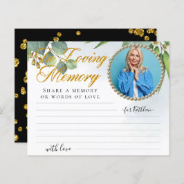 Foto Eukalyptus eine Gedächtnisbeererkarte teilen