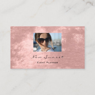 Foto Event Planner Makeup Rose schimmert VIP Visitenkarte