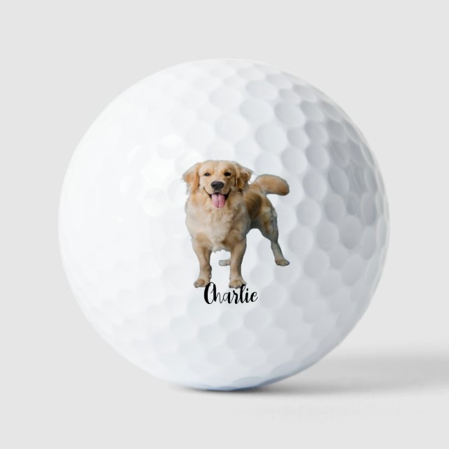 Foto Face Golf Lover Ball Geschenk - Custom Golf B (Vorderseite)