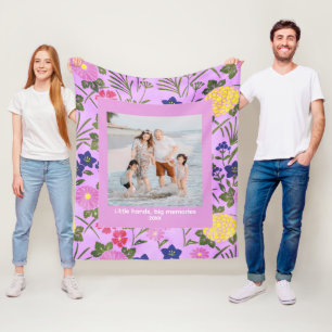 Foto Familien-Fleece-Decke Fleecedecke