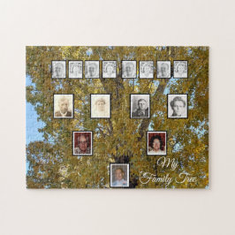 Foto Familienbaum mit Herbstleaves Jigsaw Puzzle