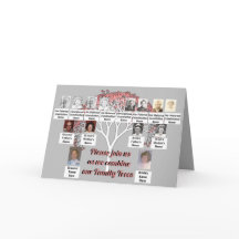 Foto Familienbaume Rosa Fraktal Baum Grau