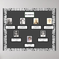 Foto Family Tree Lace sieht in Dunkelgrau grenzenl