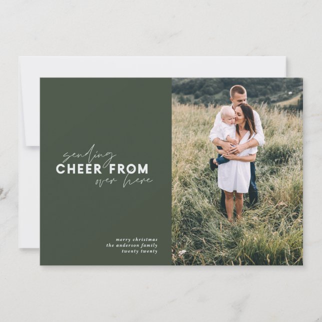 Foto-Feiertag über Skriptabstände Weihnachten (Vorderseite)