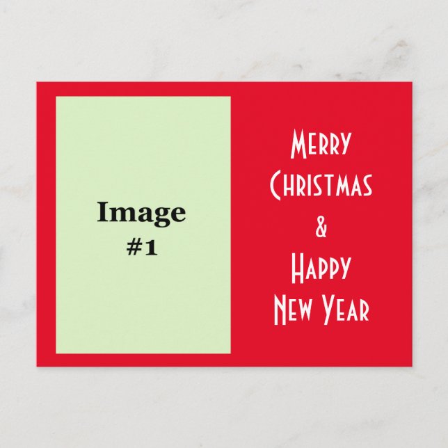 Foto Feiertag Weihnachten Gruß Postkarte (Vorderseite)