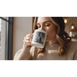 Foto-Feiertagsbecher vintage frohe Weihnachten Jumbo-Tasse