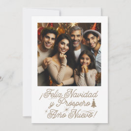 Foto Feliz Navidad & Próspero Año Nuevo Einladung