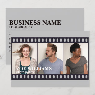 Foto Filmstreifen Fotografie Einladung