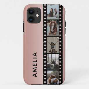 Foto Filmstreifen Imitate Rosa Ombre Personalisier Case-Mate iPhone Hülle