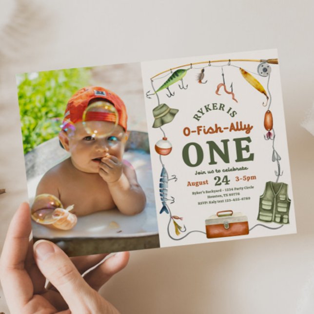 Foto Fischerei zum Geburtstag Einladung (Von Creator hochgeladen)