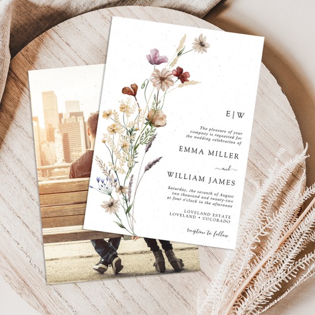 Foto Floral Wedding Einladung (Von Creator hochgeladen)