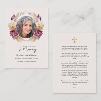 Foto Floral Wreath Beerdigung Gedenkgebet Mitteilungskarte