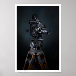 Foto - Fokus in Blau Poster