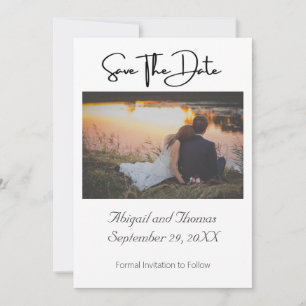 Foto Formal Elegant Moderner Stil Save The Date
