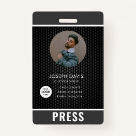Foto Fotograf Press Abzeichen Ausweis