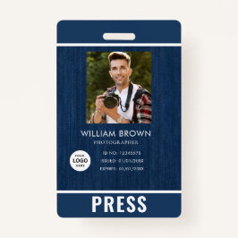 Foto Fotograf Press Abzeichen Ausweis