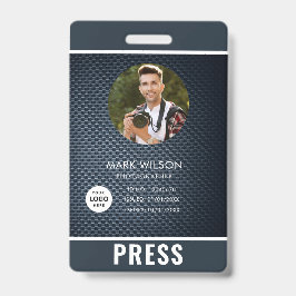 Foto Fotograf Press Abzeichen Ausweis