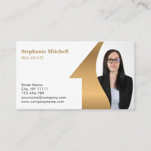 Foto Fotovorlage hinzufügen Real Anwesen Agent ein Visitenkarte