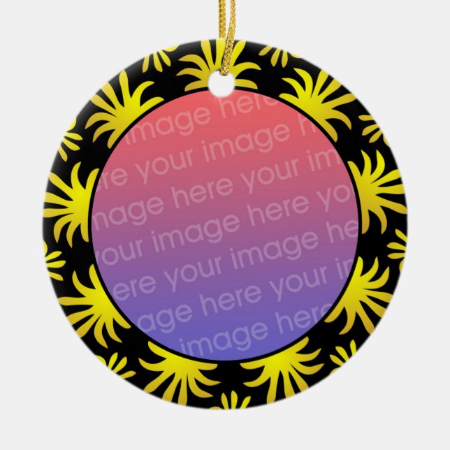 Foto Frame 011 Keramikornament (Vorne)