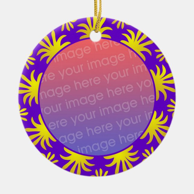 Foto Frame 012 Keramikornament (Vorne)