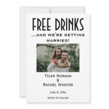 Foto "Free Drinks" Speichern Sie die Daten