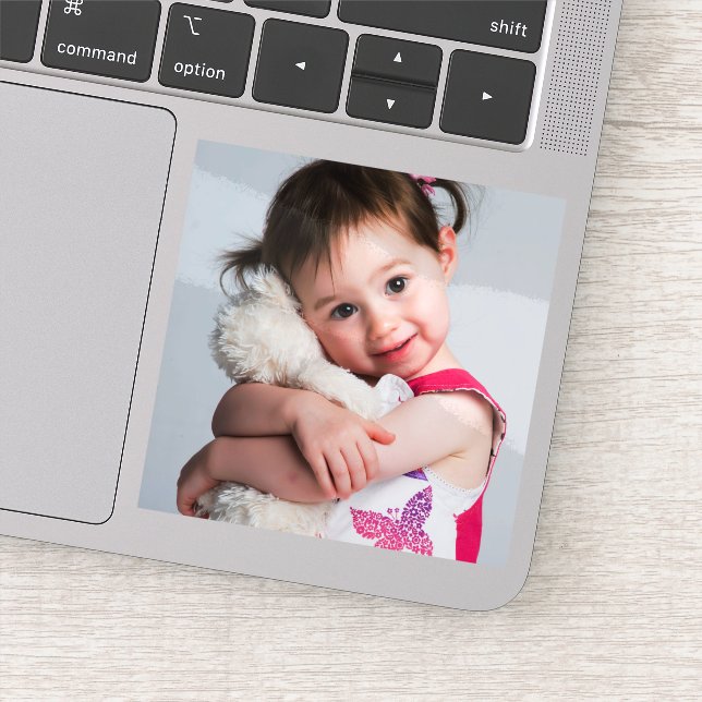 Foto, Freund, Ehegatte, Mama oder Haustier Aufkleber (Detail)