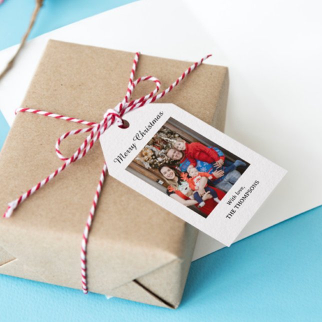 Foto Frohe Weihnachten Geschenkanhänger (Von Creator hochgeladen)