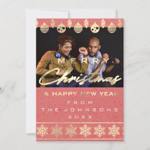 Foto Frohe Weihnachten glückliche Neujahrskoralle