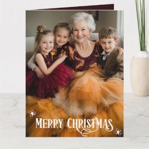 Foto frohe Weihnachten Karte