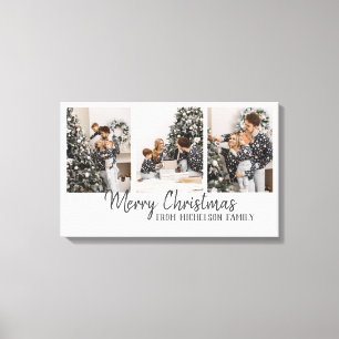 Foto frohe Weihnachten Leinwanddruck
