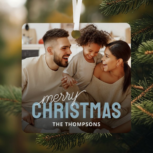 Foto frohe Weihnachten Ornament Aus Metall (Von Creator hochgeladen)