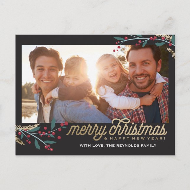 Foto | Frohe Weihnachten Postkarte (Vorderseite)