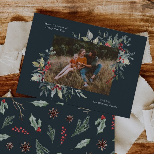 Foto Frohe Weihnachtskarte Feiertagskarte (Von Creator hochgeladen)