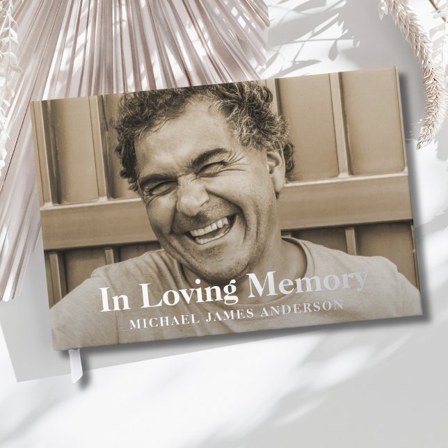 Foto Funeral Memorial Gästebuch (Photo Memorial Guest Book)