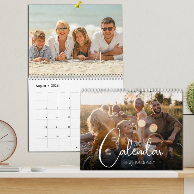 Foto für 2024-Produktfamilie Kalender (Available in 3 sizes with your  favorite photos printed in vibrant color on sturdy paper.)