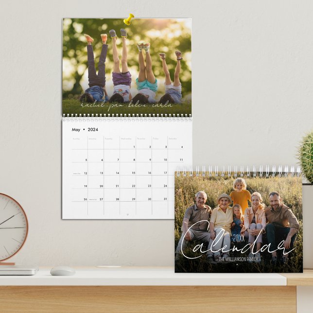 Foto für 2024-Produktfamilie Kalender (Available in 3 sizes with your  favorite photos printed in vibrant color on sturdy paper.)
