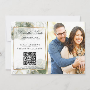 Foto für atemberaubende Datenblätter und QR-Code S Einladung