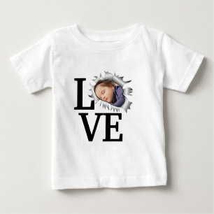 Foto für benutzerdefinierte Liebe in einem Vintage Baby T-shirt
