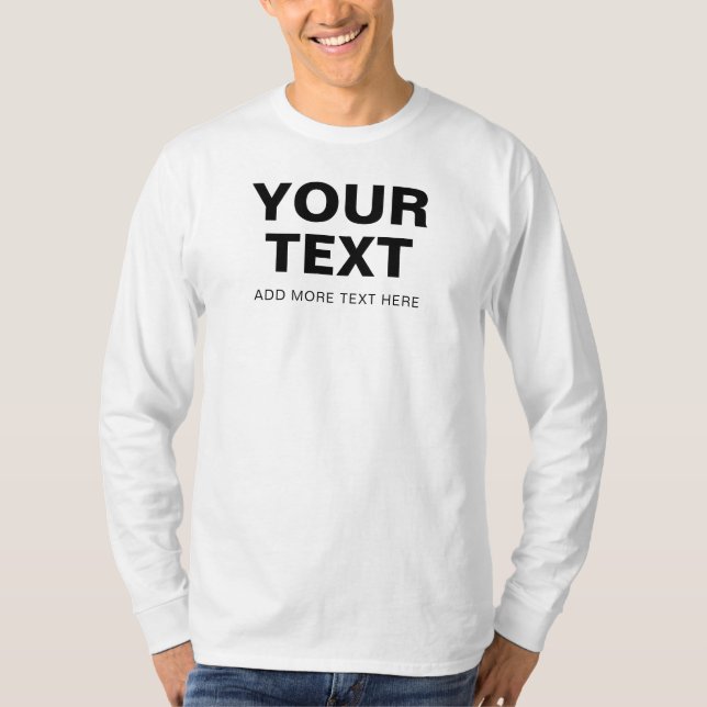Foto für benutzerdefinierte Textnamen Mens Moderne T-Shirt (Vorderseite)