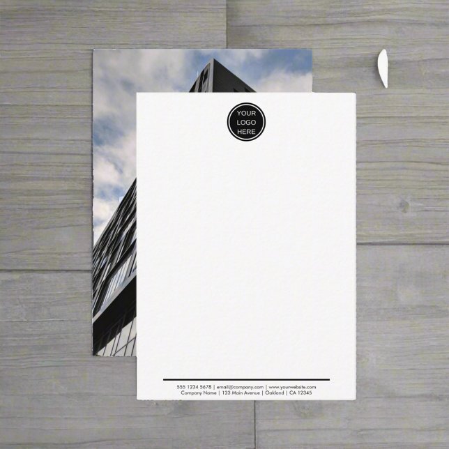 Foto für berufliches Business-Logo Mitteilungskarte (Von Creator hochgeladen)