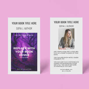 Foto für Buchcover und Autor Visitenkarte